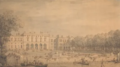 View Of Old Somerset House From The Thames