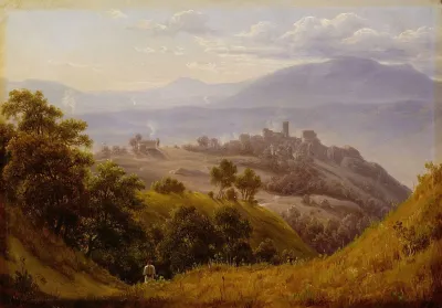 View Of Olevano 2