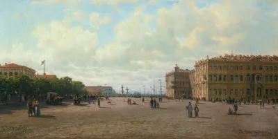 View Of Palace Square St Petersburg