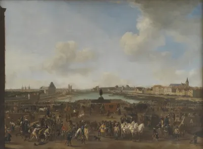View Of Paris Seen From The Place Dauphine
