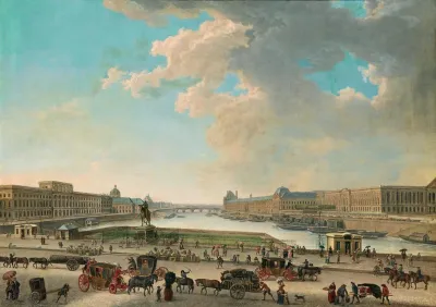 View Of Paris Taken From The Place Dauphine