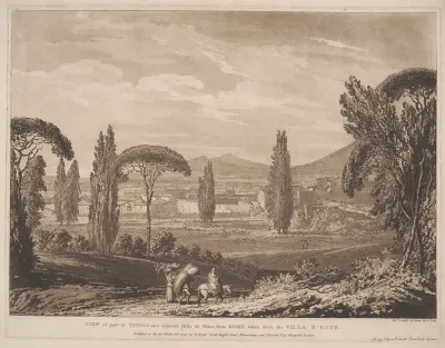 View Of Part Of Tivoli And Adjacent Hills