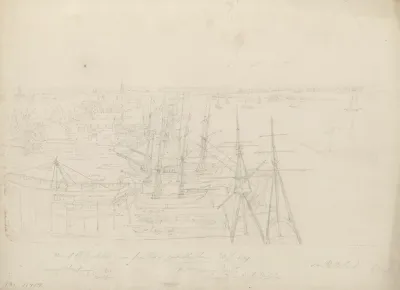 View Of Philadelphia As Seen From Top Of Great Ship House