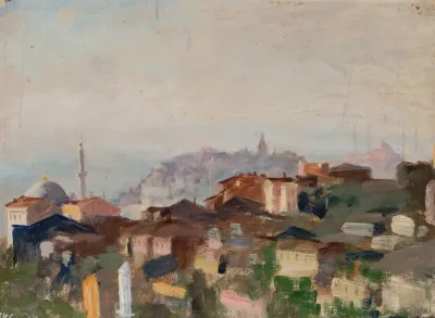 View Of Punta Del Seraglio From The Journey To Constantinople