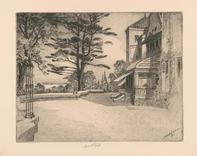 View Of Rockwood Tarrytown On The Hudson Residence Of William Rockefeller No 1