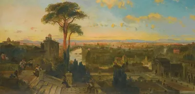 View Of Rome From The Convent Of San Onofrio