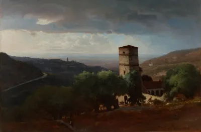 View Of Rome From Tivoli