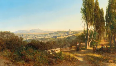 View Of Rome From Villa Madama