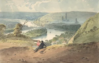 View Of Rouen From St Catherines Hill