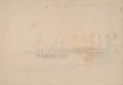 View Of Salem Bridge From Beverly On Road To Newbury Port