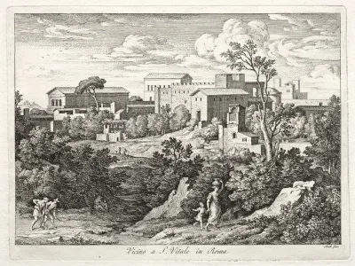 View Of San Vitale Rome