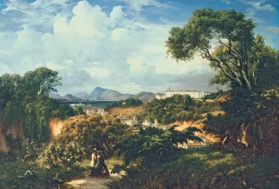 View Of Santa Teresa Convent From The Heights Of Paula Matos