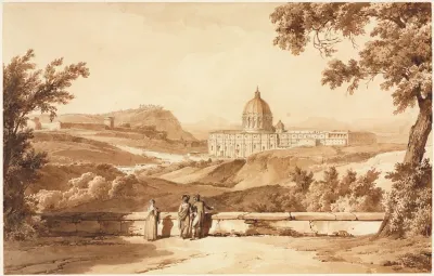View Of St Peters Rome 3