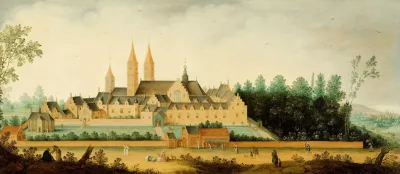 View Of The Abbey Of Egmond Binnen