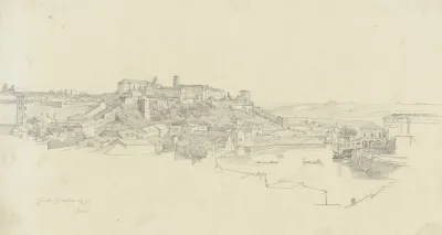 View Of The Aventine In Rome