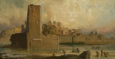 View Of The Avignon Port
