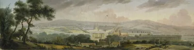 View Of The Back Of A Palace