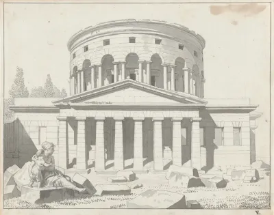 View Of The Barriere De La Villette In Paris