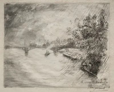 View Of The Bridge Of Saint Peres
