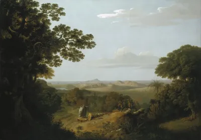 View Of The Campi Flegrei From The Camaldolese Convent Near Naples