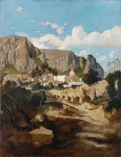 View Of The Capri Monastery