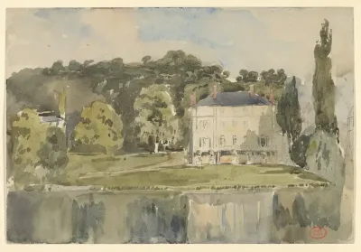 View Of The Chateau At Folembray 2