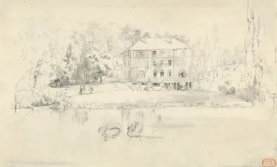 View Of The Chateau At Folembray