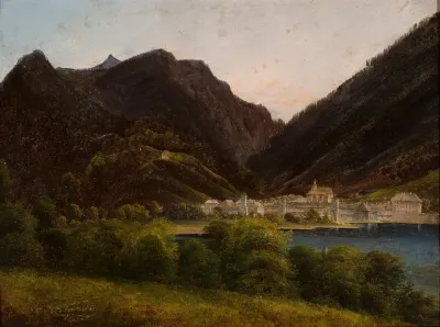 View Of The City In The Valley