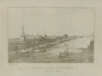 View Of The City Of Bonn Taken From The North