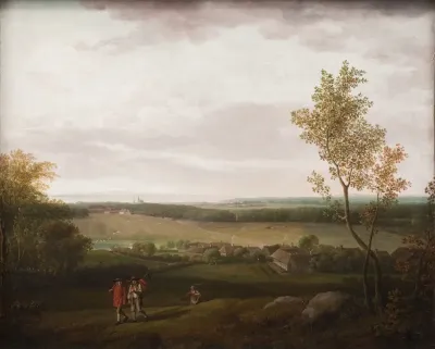 View Of The Country Near Jaegerspris
