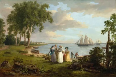 View Of The Delaware Near Philadelphia