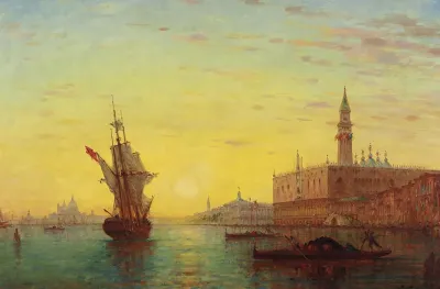 View Of The Doges Palace Venice