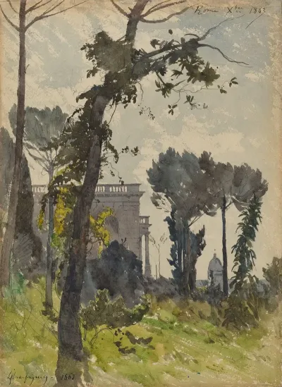 View Of The Dome Of Saint Petersrome