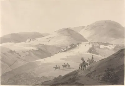 View Of The Governors House In St Helena