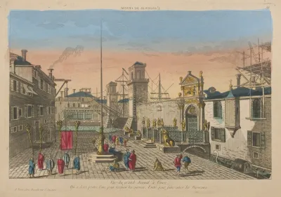 View Of The Great Arsenal In Venice