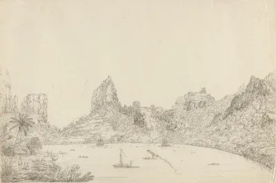 View Of The Harbour Of Taloo In The Island Of Eimeo