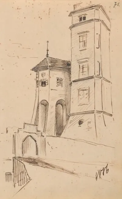 View Of The Hens Foot Tower And Sigismund Tower Of The Wawel Castle