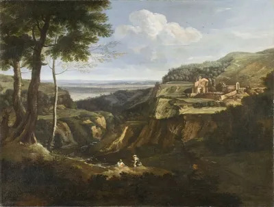 View Of The Hermitage Of Camaldoli Near Frascati