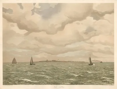 View Of The Island Of Urk Zuiderzee