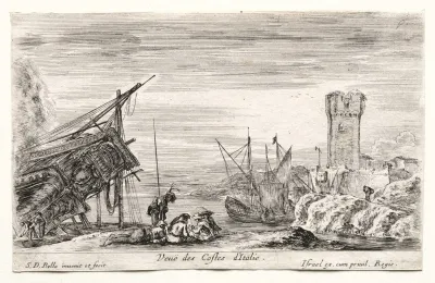 View Of The Italian Coast