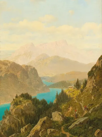 View Of The Konigssee And The Untersberg