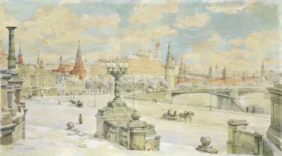 View Of The Kremlin In Winter
