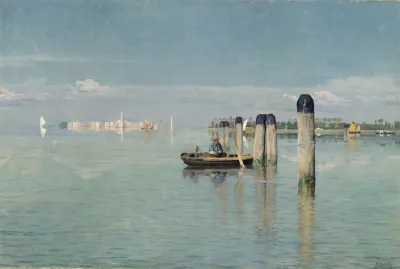 View Of The Lagoon In Venice