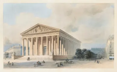 View Of The Madeleine Paris
