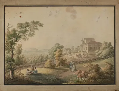 View Of The Manorial Estate In Niegoszowice