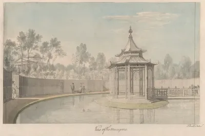 View Of The Menagerie At Kew