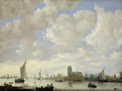 View Of The Merwede Off Dordrecht