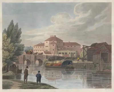 View Of The New Country Prison At Abingdon Berkshire