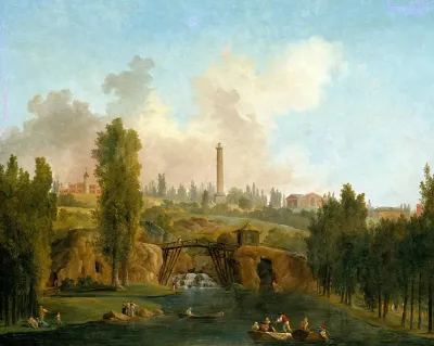 View Of The Park Of Mereville