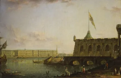 View Of The Peter And Paul Fortress And Palace Embankment